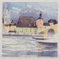 Preview: Blick auf Salzstadel, Regensburg  Edith Thurnherr Aquarell Kleines format von der Gallerie Einbild EinRahmen